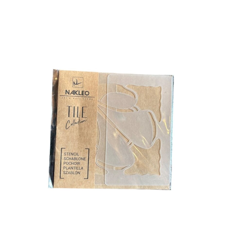 Nakleo Tile Collection Stencil  Durable Flexible & Washable  Perfect For Craftin